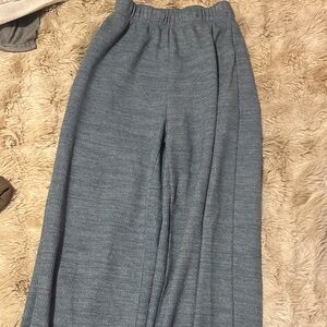 SHEIN Blue Wide Leg Pants